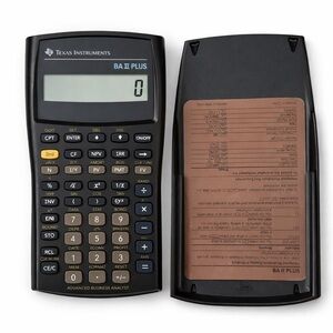 Texas Instruments BA II Plus Financial Calculator w/ Manual Like New
